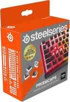 "SteelSeries PrismCaps" - "Double Shot Pudding" klavišų rinkinys - suderinamas su visomis pagrindinėmis mechaninėmis klaviatūromis - "MX Muddler" - juodas (skandinaviškas klaviatūros išdėstymas)