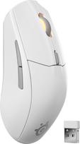 "SteelSeries Rival 3 Wireless Gen 2" belaidė 2,4 GHz ir "Bluetooth" žaidimų pelė - 18 000 DPI "TrueMove Air" optinis jutiklis - 60 milijonų paspaudimų garantija - itin lengva - PTFE slydimo kojelės - balta