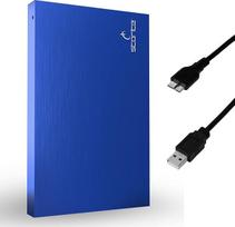 "Storite" išorinis nešiojamasis kietasis diskas 120GB su USB 3.0 išorine atsarginių kopijų saugykla Greitas duomenų perkėlimas, tinkamas kompiuteriams, "Mac", "Windows", žaidimams, nešiojamiesiems kompiuteriams ir staliniams kompiuteriams (mėlynas)