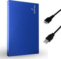 "Storite" išorinis nešiojamasis kietasis diskas 250GB su USB 3.0 išorine atsarginių kopijų saugykla Greitas duomenų perkėlimas, tinkamas kompiuteriams, "Mac", "Windows", žaidimams, nešiojamiesiems kompiuteriams ir staliniams kompiuteriams (mėlynas)