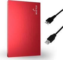 "Storite" išorinis nešiojamasis kietasis diskas 250GB su USB 3.0 išorine atsarginių kopijų saugykla Greitas duomenų perdavimas, tinkamas kompiuteriams, "Mac", "Windows", žaidimams, nešiojamiesiems kompiuteriams ir staliniams kompiuteriams (raudonas)