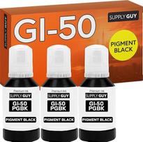 "Supply Guy" 3 x rašalas, suderinamas su "Canon" GI-50 PGBK juodu rašalu, skirtu "Pixma G5050 G6050 G7050 GM2050 GM4040 GM4050 (510 ml)