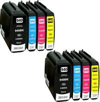 "Supply Guy" 8 spausdintuvų kasetės, suderinamos su HP 940XL, tinkančios HP Officejet Pro 8000 8500 8500A A909A A910A
