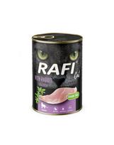 RAFI Cat Adult su triušiena, 6 x 400 g, šlapias maistas sterilizuotoms katėms