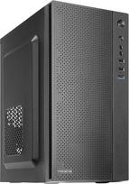 "Tacens Anima AC5500", kompaktiškas "Micro ATX" kompiuterio korpusas, priekinis aušinimo tinklelis, 500 W maitinimo šaltinis, USB 3.0, juodas