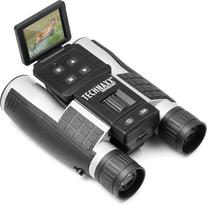 "Technaxx" žiūronai TX-142 su ekranu suaugusiesiems: Lauko keliautojas su fotoaparatu paukščiams, gyvūnams, sporto renginiams, kelionėms, medžioklei, FullHD vaizdo įrašams ir nuotraukoms filmuoti, 4x priartinimas