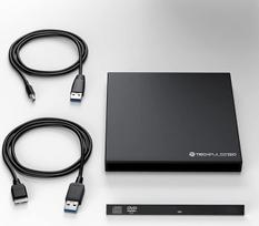 "techPulse120" išorinis USB 3.0 disko korpusas (korpusas be disko), skirtas ploniems 9,5 mm SATA diskams