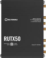 "Teltonika RUTX50" 5G pramoninis maršrutizatorius - itin didelės spartos korinio ryšio šliuzas, dvi SIM kortelės, "Wi-Fi", keli Ethernet prievadai, RMS palaikymas