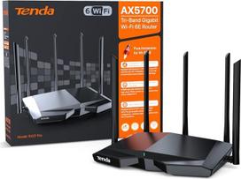 "Tenda AXE5700" trijų juostų "WiFi 6E" maršrutizatorius (RX27 Pro)