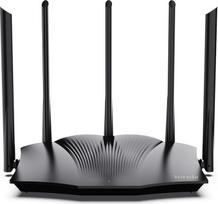 "Tenda WiFi 6 AX3000" belaidis maršrutizatorius - dviejų juostų, 1 x WAN/3 x LAN prievadai, gigabitinis, 5 antenos su 6 dBi maršrutizatoriumi žaidimams, palaiko VPN WPA3 WPS OFDMA, MU-MIMO kartotuvo režimas (RX12Pro)