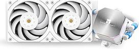 "Thermalright Frozen Edge 240 White" CPU vandens aušintuvas su PWM ventiliatoriais, siurblio greitis 3300 aps/min, S-FDB guoliai, skirtas AMD AM4/AM5, Intel LGA1150/1155/1200/1700/2011(FE240 White)