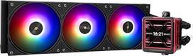 "Thermalright FW 360 Ultra ARGB Black" 360 mm AIO CPU aušintuvas, IPS LCD ekranas su 480 x 480 raiška, skirtas AM5/"Intel" LGA1851/1700, 2,88 colio magnetinį absorbcinį LCD ekraną vaizdams, juodas
