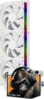 "Thermalright Levita Vision 360 ARGB White Aio" procesoriaus aušintuvas, skirtas AM5/Intel LGA1851/1700 6,67" 3D išlenktas ekranas su 2400 x 1080 raiškos 3D vaizdo palaikymu