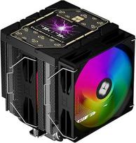 "Thermalright Peerless Assassin 120 Vision ARGB Black CPU aušinimo ventiliatorius su 6 šiluminiais vamzdeliais 2,8 colio magnetinis ekranas (320 x 240 rezoliucija), skirtas AMD AM4/AM5 ir "Intel LGA1700/1851