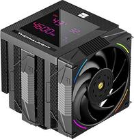 "Thermalright Phantom Spirit 120 Digital EVO" CPU oro aušintuvas, 7 šiluminių vamzdelių CPU aušintuvas, dvigubas 120 mm PWM ventiliatorius, skaitmeninis ekrano viršutinis dangtelis, skirtas AM4/AM5/Intel LGA1700/1851/1150/1151/1200, PC aušinimas