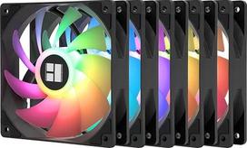 "Thermalright TR TL-C12C-S X5 CPU ventiliatorius, juodas ventiliatorius, kompiuterio ventiliatorius su 1550 aps/min greičiu, 120 mm kompiuterio korpuso aušintuvas, PWM valdymo ventiliatorius, skirtas korpuso ir skysčio aušintuvams bei CPU aušinimui