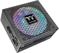 "Thermaltake Toughpower GF1 ARGB 650W kompiuterio maitinimo šaltinis, 80 Plus Gold, pilnai modulinis ATX, "Riing Duo" 140 mm ARGB ventiliatorius, "Smart Zero" ventiliatorius (labai tylus)