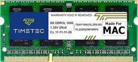 "Timetec Hynix" IC "Apple" 8GB DDR3 1600MHz PC3-12800 SODIMM atminties atnaujinimas "MacBook Pro", "iMac", "Mac Mini Late/Server" (8GB)