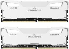"Timetec Pinnacle Konduit" 16GB rinkinys (2x8GB) DDR4 XMP2.0 Overclocking 1.35V Dual Rank suderinamas su AMD ir "Intel" stalinių žaidimų kompiuterių atminties modulis - baltas (3200 MHz 16GB rinkinys (2x8GB))
