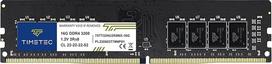 "Timetec" 16GB DDR4 3200 MHz (PC4-3200AA) PC4-25600 UDIMM staliniams kompiuteriams skirta operatyvioji atmintis - ne ECC, be buferizavimo, 288 kontaktų, 1,2 V, CL22 DIMM atminties modulis