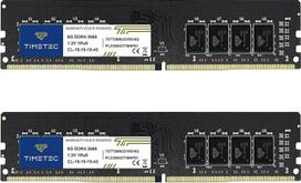 "Timetec" 16GB KIT (2x8GB) DDR4 2666MHz (PC4-2666V) PC4-21300 UDIMM staliniams kompiuteriams skirta operatyvioji atmintis - ne ECC, be buferizavimo, 288 kontaktų, 1,2 V, CL19 DIMM atminties modulis