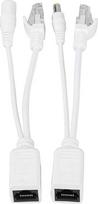 "Tosuny" 10 porų PoE injektoriaus ir daliklio IP kameros POE RJ45 kabelis Maitinimo per Ethernet adapteris Injektorius + daliklis DC 12V
