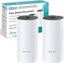 "TP-Link Deco M4" viso namo "Mesh Wi-Fi" sistema, sklandi ir greita iki 2800 kv. pėdų aprėptis, veikia su "Amazon Echo/Alexa", maršrutizatoriaus ir "Wi-Fi" stiprintuvo pakaitalas, tėvų kontrolė, 2 vnt.