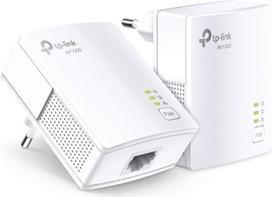 "TP-Link Powerline" adapterių rinkinys TL-PA717 KIT (1000Mbit/s, Gigabit prievadas, "Plug & Play", suderinamas su visais "HomePlug AV/AV2 Powerline" adapteriais, idealiai tinka žiniasklaidos srautiniam siuntimui)