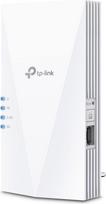 "TP-Link RE780X WiFi 6 WLAN stiprintuvas AX3000 (dviejų dažnių 2402MBit/s 5 GHz + 574MBit/s 2,4 GHz, MU-MIMO, Gigabit prievadas, suderinamas su visais WLAN maršrutizatoriais)