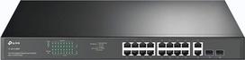 "TP-Link TL-SG1218MP" 18 prievadų "Gigabit" komutatorius su 16 PoE+ prievadų (250 W, ekranuoti RJ-45 prievadai, IEEE-802.3af/at, "Plug-and-Play" įrengimas, be ventiliatoriaus)