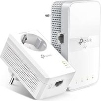 "TP-Link" WLAN Powerline adapterio rinkinys TL-WPA7617 KIT (dviejų dažnių WLAN 1200Mbit/s, AV1000 Powerline, "Wifi" klonas, MU-MIMO, 2 Gigabit prievadai, Plug & Play, idealiai tinka HD transliacijoms, programėlių valdymui), baltas