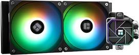 "TR-Thermalright Aqua Elite 240 V3 Aio" procesoriaus aušintuvas, 240 mm aušintuvas, 2 x 120 mm ARGB ventiliatoriai, lengvai montuojamas, suderinamas su AM5/AM4, LGA1851/1700/115X/1200/2011, juodas
