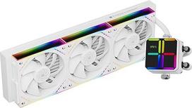 "TR-Thermalright Magic Qube 360 ARGB White Liquid Cooler for CPU 360mm AIO Cooler" - ARGB skaitmeninis ekranas su integruotu CPU ventiliatoriumi, skirtas AMD AM4/AM5, "Intel LGA1851/1700/1150/1151