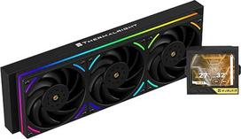 "TR-Thermalright Mjolnir Vision 360 UB PRO ARGB Black" skystas procesoriaus aušintuvas, 3,5 colių IPS LCD ekranas su 640 x 480 raiška, magnetinis, 360 mm AIO, kombinuotas procesoriaus ventiliatorius, skirtas AM4/AM5, LGA1851/1700