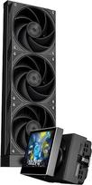 "TR-Thermalright Stream Vision 360 Black" skystas procesoriaus aušintuvas, 3,5 colio IPS LCD ekranas su 680 x 480 skiriamąja geba, magnetinis, su įmontuotu ventiliatoriumi, 360 mm aušintuvas, skirtas AM5, LGA1851/1700