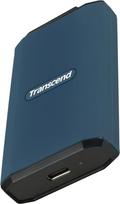 "Transcend ESD410C" 2 TB USB 3.2 Gen2 20Gb/s USB-C išorinis SSD diskas IPX5 atsparus vandeniui, palaiko "Apple 4K 60fps ProRes" TS2TESD410C