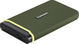 "Transcend ESD380C" 4 TB USB 3.2 Gen 2x2 nešiojamasis SSD diskas, iki 2000MB/s, tvirtas ir kompaktiškas išorinis diskas, skirtas nešiojamiesiems kompiuteriams, PC, "Mac", žaidimams ir "Android" TS4TESD380C