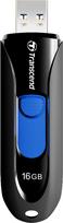 "Transcend JetFlash 790" USB atmintinė 16GB - USB 3.1 Gen 1 / USB 3.2 Gen 1 atmintinė, be dangtelio, juoda, pakuotė be nusivylimo - TS16GJF790KBE