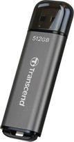 "Transcend Jetflash 920" 512GB aukštos klasės USB atmintinė, kosminės pilkos spalvos, SSD našumas, iki 420MB/s, didelis patvarumas ir tvirtas aliuminio korpusas, idealiai tinka "Tesla Dash Cam", "Sentry" režimui ir 4K vaizdo įrašams