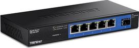 "TRENDnet" 4 prievadų gigabitinis komutatorius su SFP lizdu, 10Gb/s komutavimo pajėgumas, be ventiliatoriaus, metalinis korpusas, tvirtinamas magnetu, apsauga visą naudojimo laiką, TEG-S51SFP