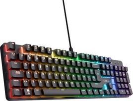 "Trust GXT 871 Zora" ispanų kalbos QWERTY išdėstymo mechaninė klaviatūra