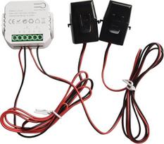 "Tuya" galios matuoklis su srovės transformatoriaus gnybtu, 100-240V AC, 0,2A-80A, 2,4GHz WLAN, realaus laiko energijos stebėsenos saulės fotovoltinės sistemos 2CT