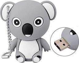 "Ulticool" - "Koala Bear" 64GB - USB - 3.0 High Speed - "Flash Pen Drive" 128GB - "Memory Stick" duomenų saugykla - "Memory Stick" - pilka