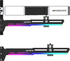 "upHere" RGB LED vaizdo plokštės GPU breketas Vaizdo plokštės laikiklis / laikiklis, GPU laikiklis, viengubo įskiepio plokštės, G276ARGB