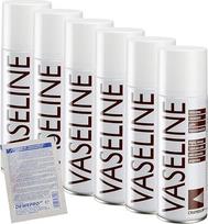 "Vaseline" - 6 x 200 ml purškiklio pakuotė - universalus didelio grynumo tepalas - ITW Cramolin - 1141411 - baltas, nerūgštus korozijos inhibitorius, 1 x Dewepro® SingleScrubs