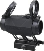 "Vector Optics" SCRD-60 "Maverick-IV" 1x20 Mini MIL raudonasis taškas su matymo skydeliu sportui, airsoftui, medžioklei ir pneumatiniams šautuvams - raudonasis taškas taikikliui nustatyti