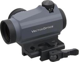 "Vector Optics" SCRD-GY12 "Maverick-II" 1x22 GRA Raudonasis taškas, skirtas sportui, airsoftui, medžioklei ir pneumatiniams šautuvams - raudonasis taškas, skirtas nusitaikyti