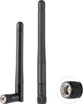"Vecys" dviejų juostų "WiFi" antena 2,4 GHz 5 GHz 5,8 GHz 3dBi MIMO SMA vyriška antena, skirta belaidžio ryšio maršrutizatoriui "Wifi" korta PCIe maršrutizatorius Vaizdo stebėjimo monitorius 2 pakuotės
