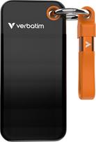 "Verbatim Pocket SSD" 2 TB išorinis SSD USB 3.2 Gen 2, iki 1000MB/s skaitymo ir rašymo greičio nešiojamas kietasis diskas, skirtas kompiuteriams, "Mac" ir konsolėms, juodas/apelsininis