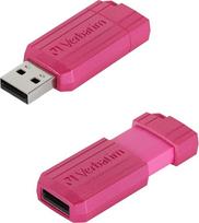 "Verbatim" 32GB 49056 "PinStripe" USB 2.0 atmintinė - karštos rožinės spalvos